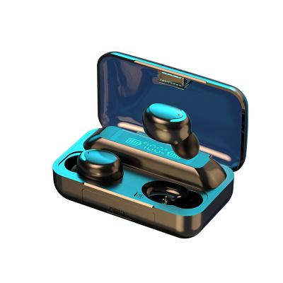 China Sport Feature Music Phone Call Wholesale F9-5 Digital Display Tws Hifi In-Ear Headphones Sport Earphones Headset Mini Tws 5.0 Wireless Earbuds With Box for sale