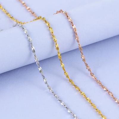 China 100% 925 Sterling Silver Jewelry Sky Stars TRENDY Clavicle Chain Short Necklace For Women Silver 925 Jewelry DC08 for sale