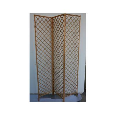 China Long Life Span Made In China Decorative Acoustic Wood Slat Branch Weave Fence Willow Screen for sale