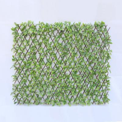 China Factory wholesale plastic fence simulation pe fence artificial plant hedges easily assembled fence for home for sale