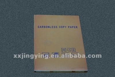 China Anticurl NCR Reels Size 53gsm Paper CB White Paper A4 for sale