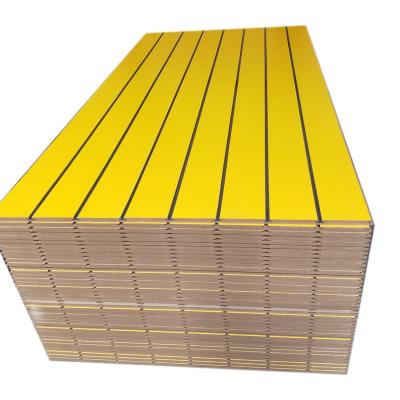 China Hot Sale Moisture Proof MDF Slotted Board / Grooved Slotted MDF for sale