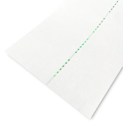 China A4 Embedded Security 75%cotton and 25%linen Anti Laser Green Blue Yarn Waterproof Anti Counterfeit Paper for sale