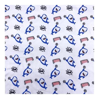 China Textile Manufacturer 95% Polyester 5% Spandex Printing Milk Antistatic Customized Knitting Silk Fabric For Garments for sale