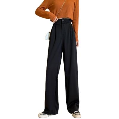 China Women's Viable Pants Spring And Fall Plus Size To Drape Women's High Fall Pants Wide-Leg Waist Casual Pants for sale