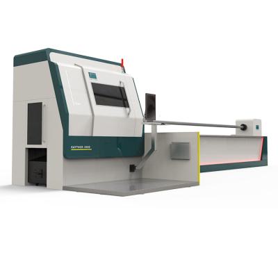 China RAYTHER High Speed ​​Pipe Reducing CNC Laser Cutting Machine Metal Tube Fiber Laser Cutting Machine Price for sale