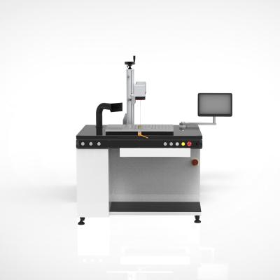 China Laser Marking 30w 40w 60w RF CO2 Laser Marking Machine For Wood Jeans Nonmetal Leather Laser Printer for sale