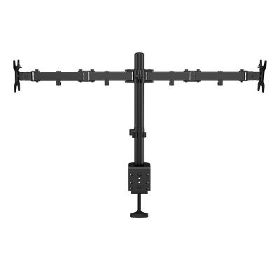 China High Quality Steel Factory Adjustable Arm Monitor Heavy Duty Dual Mount 100*100mm 13