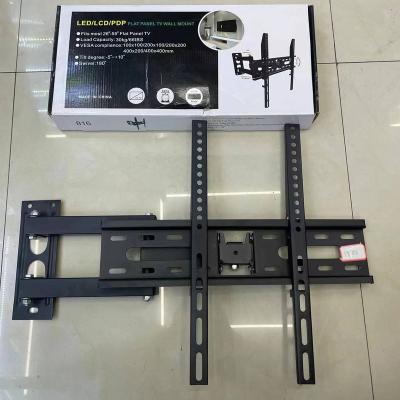 China Steel Customize Brand Logo Universal Led Lcd TV Wall Mount Swivel TV Mount Bracket 816 26-55