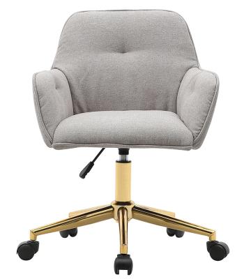 China (Height) new desige adjustable armrest with gold legs office chair for sale