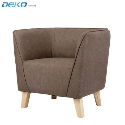 China Modular 1 Seater Sofa Accent Chair Living Room Single Fabric Armchair for sale