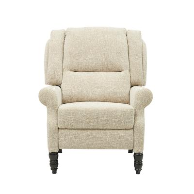 China (Other) Unique Seat Adjustable Fabric Push Back Recliner TV Chair For Living Room for sale