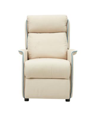 China New design reclining push back manual linen fabric recliner chair for living room for sale