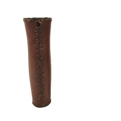 China Super Lightweight PU Bicycle Grip Wholesale Leather Non-slip Road Bicycle Parts for sale