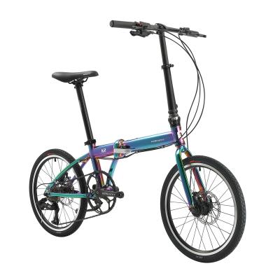 China High Quality Aluminum Alloy Comfortable Adult Folding Bicycle 20 Inch Tour Bicycle for sale