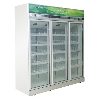 China Single-Temperature Large Capacity Commercial Upright Refrigerators For Restaurant Freezing Drinks With Low Consumption And Multiple Doors for sale