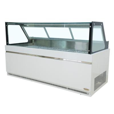 China New Single-temperature Large-capacity Style Energy-saving Display Deli Cooler for Restaurant Freezing Food with Low Consumption and Color for sale