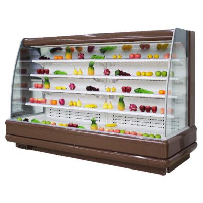 China Commercial Single-Temperature Supermarket Display Freezer Display Fridge Freezers Cooler for Fruits and Vegetables for sale