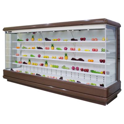 China Best Cooler Single-Temperature Price Vegetable and Fruit Refrigerator Storage Display Showcase for sale