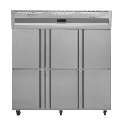 China Wholesale Good Quality Single-temperature Customized Fridge Commercial Refrigerator With Six Doors Manufacturers for sale