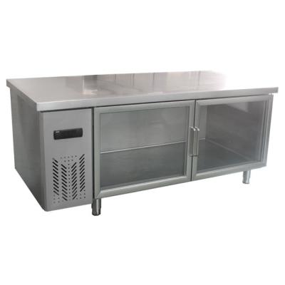 China Single-Temperature Large Capacity New Style Horizontal Commercial Food and Beverage Cooling Display Shelf Restaurant Equipment with Glass Door for sale