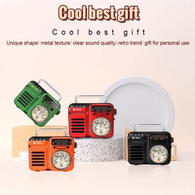 China Mini BT Agriculture Small Speaker Stone Art Retro Portable Radio Cool Speaker Christmas Gift for sale