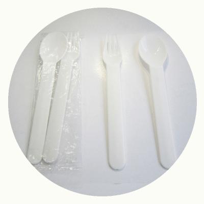 China CUTLERY SET, DISPOSABLE PLASTIC CUTLERY, FORK, SPOON, SMALL SPOON, KNIFE, for sale