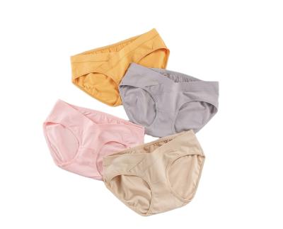 China 2021Fashionable Breathable Panties Shorts Before And After Pregnant Belly Lift Plus Size Cotton Low-Rise Panties Maternity Set for sale