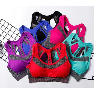 China New Design Waist Strap Women Sports Bra Shockproof Comfortable Top QUICK DRY Free Cross Sport Yoga Bra for sale