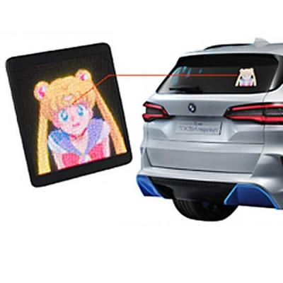 China Custom Car Rear Window Emoji Display P2.5 Led Messenger for sale