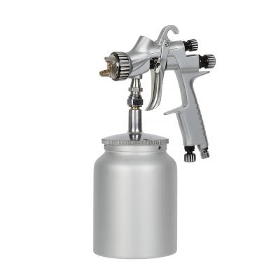 China Cast Aluminum With Integrated Stainless Steel Vents High End Pneumatic Paint Spray Gun Air Spray Guns Tools Air Paint Spray Gun for sale