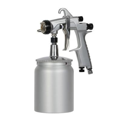 China Cast aluminum with built-in stainless steel liquid passages shape design spray gun paint air spray gun air control air compressor spray gun for sale