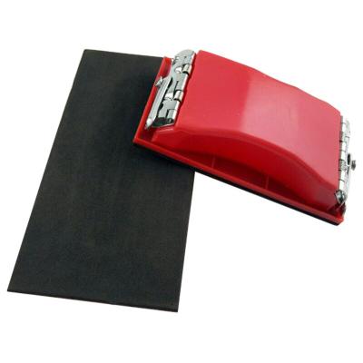 China 160x85mm Manual Block Holder Outdoor Polishing Sanding Sanding Abrasive Hand Tool for sale