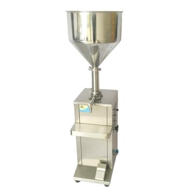 China Pneumatic Full Vertical Food Filling Machine Stainless Steel Paste Liquid Dual Function Filling Machine for sale