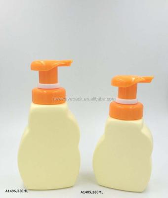 China Personal Care 260ml Plastic Body Lotion Spray Bottle For Shampoo Packaging for sale