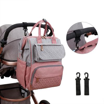 China With USB Custom Multifunction Mummy Backpack Bags Large Capacity Mom Baby Diaper Bag Portable Foldable Baby Bed Bag for sale