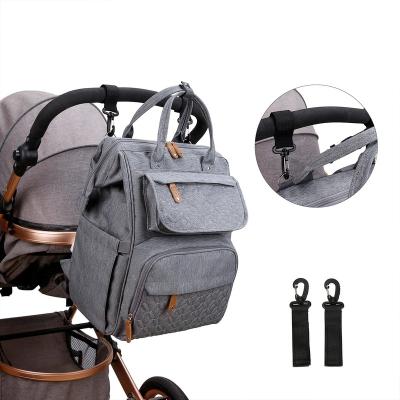 China With USB Waterproof Mom Back Pack Nappy Changing Diaper Baby Bags Mummy Diaper Backpack Baby Diaper Bag for sale