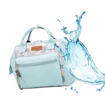 China With USB Custom Large Capacity Multi-Function Waterproof Insulated Pocket USB Charging Heating Folding Crib Baby Care Diaper Bag Backpack for sale