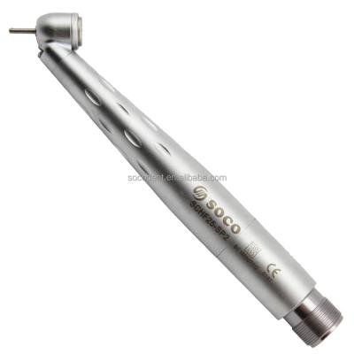 China SOCO Dental 45 degree against angle stand high speed handpiece/turbine with LED generator light 2 hole/4hole SCGH25-SP2 for sale