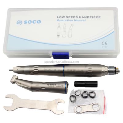 China SOCO Titanium Low Speed ​​Inner Channel Fiber Optic Handpiece Kit for sale