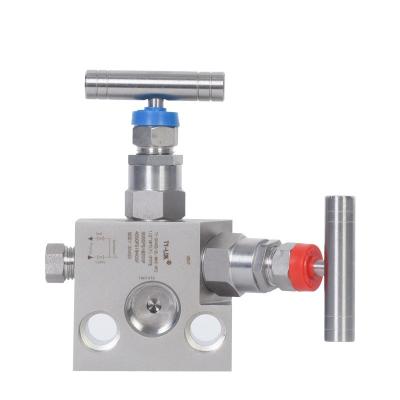 China 304 Stainless Steel Internal Thread Two Valve Group Integrated Instrument for sale