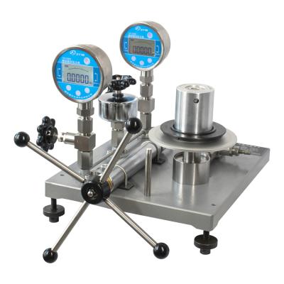 China YS Series Piston Pressure Gauge Customized 60 Mpa Deadweight Tester Calibration for sale