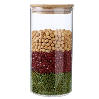 China Freshness Preservation Eco-friendly Airtight Preserving Sealed Containers Storage Jar Candy Glass Jar for sale