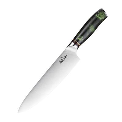 China Sustainable Hot New Product 8 Inch Stainless Steel Blade Resin Handle Kitchen Chefs Knife for sale