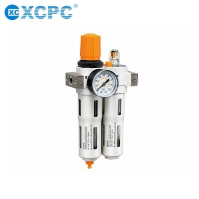 China Building Material Stores OU MINI Series Pneumatic Air Source Treatment Comnination Filter Regulator Lubricator FRL Units for sale