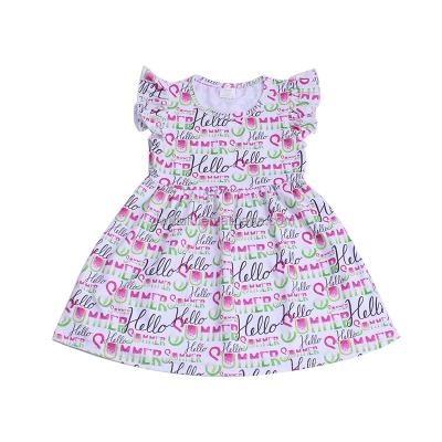 China 2021 New Design Kids Girls Sustainable Clothing Dress Little Girl Dresses 6 To 14 Years Old for sale