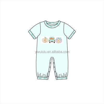 China 2022 Short Sleeve Newborn Boys Romper For 0-3baby Jumpsuit Toddler Jumpsuit Boys Romper for sale