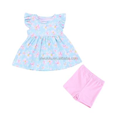 China Other Wholesale 2022 Outfit Boutique Girls Clothing Sets Kids Little Girls Outfits for sale