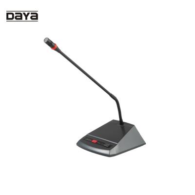 China Clear Sound DAYA B-200 Gooseneck Microphone Conference Table Mic System LCD Wireless Audio Conference System Wired Desktop Microphone for sale