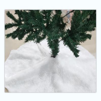 China Craft Decorative Wholesale High Quality Plush Ornament White Christmas Tree Apron for sale